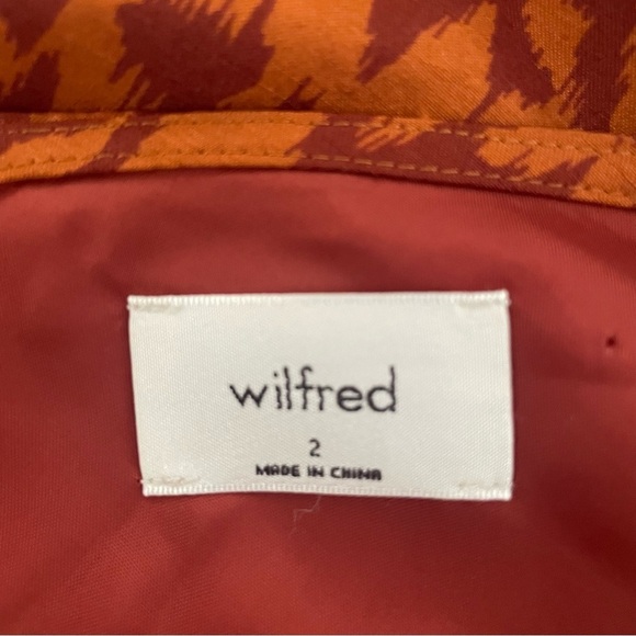 Wilfred Aritzia rust color one shoulder dress 37360 - Picture 5 of 9